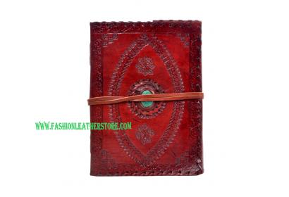 New Genuine Handmade Leather Journal Antique Design Embossed Diary